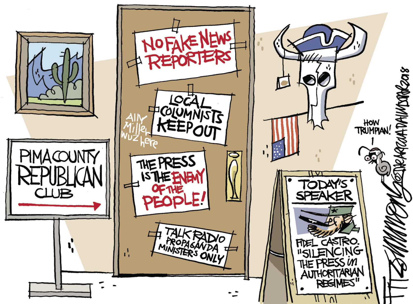 Daily Fitz Cartoon: Secrecy